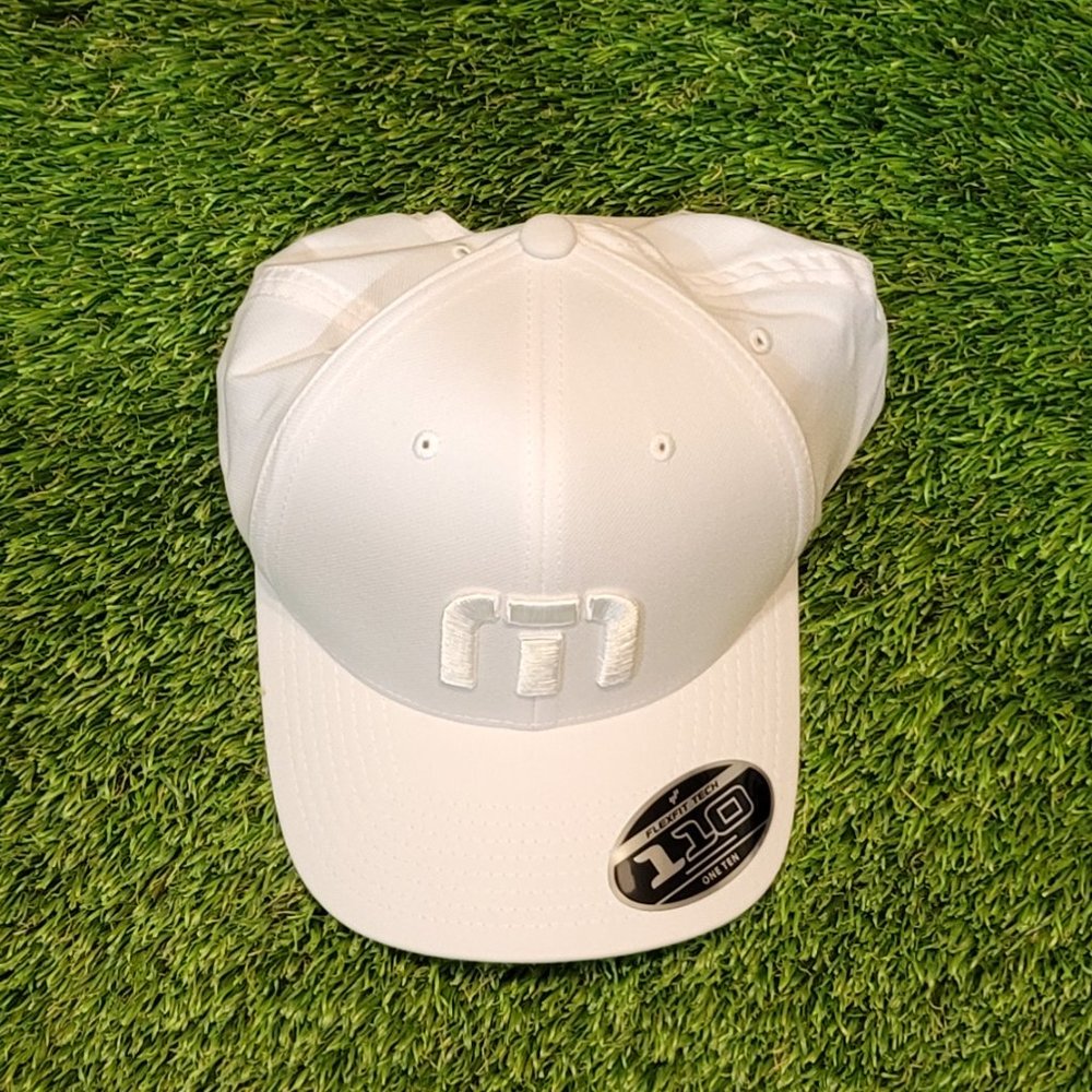Travis Matthews White Baseball/Golf Hat One Size